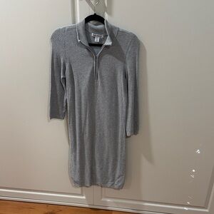 Tommy Bahama Silver Knit Half-Zip Sweater